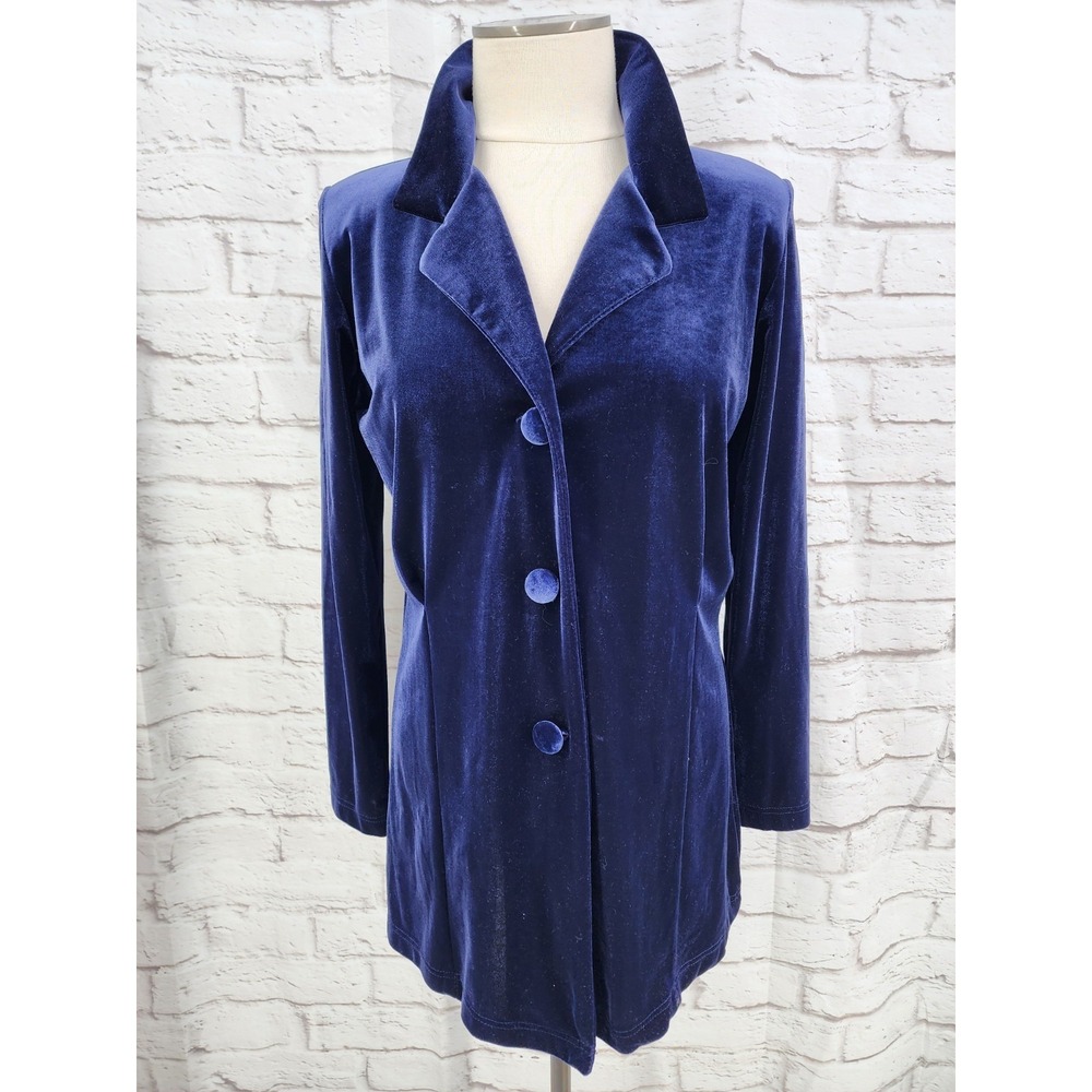 Vintage Velvet Whimsigothic Jacket Dark Vamp Romance Riding Victorian Size Small